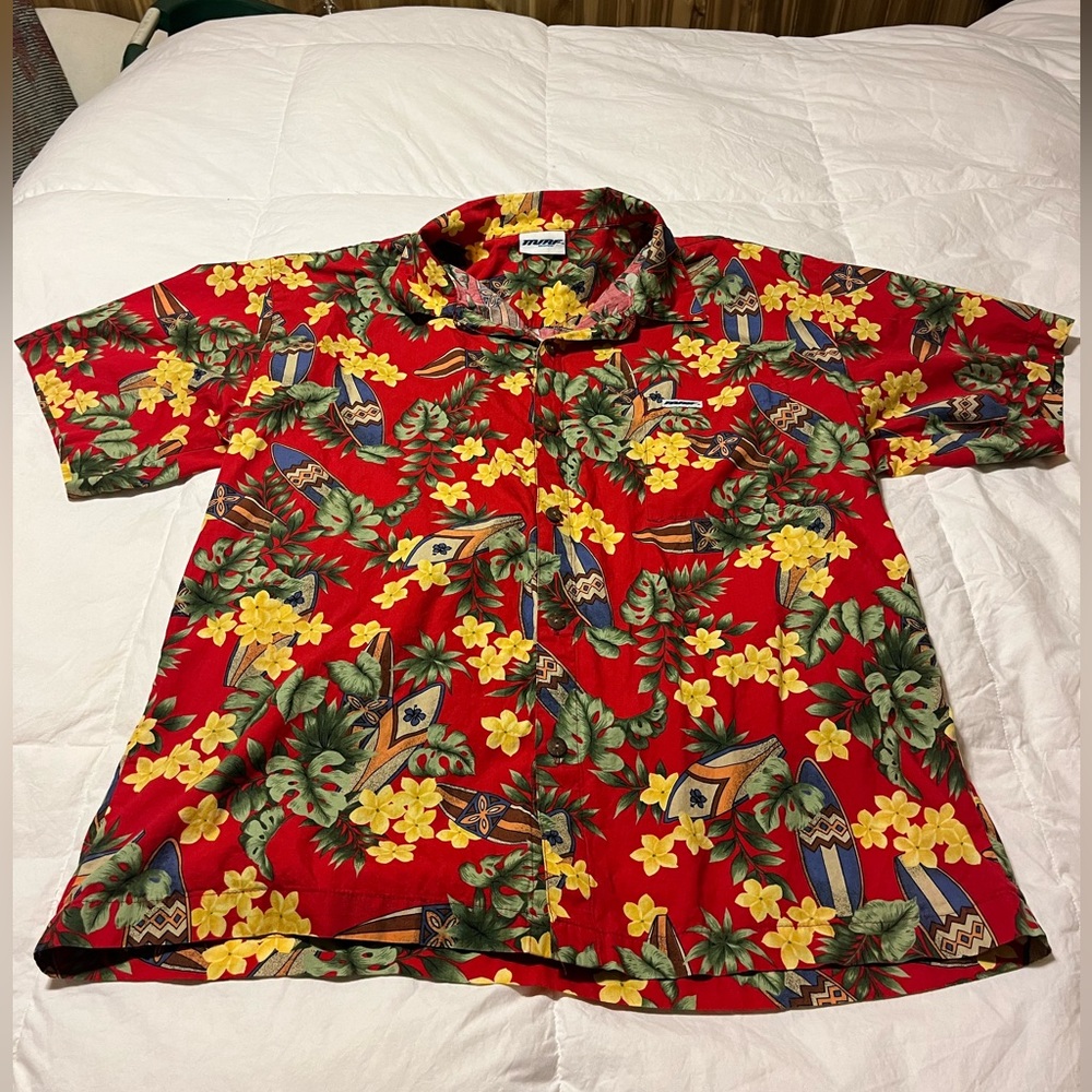 COPY - Men’s XL Hawaiian MSRF Wear short sleeve shirt. Beach Vacation Cruise Tr…